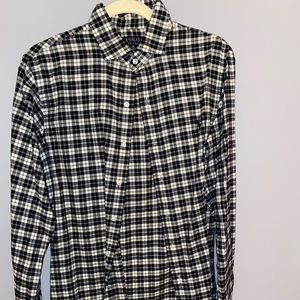 Men's Slim Fit Twill Pony Logo Button-Down Shirt